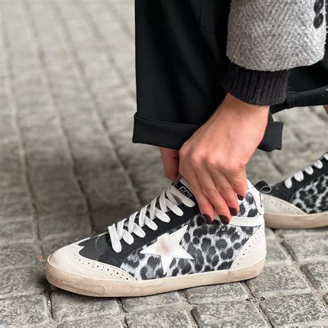 golden goose mid star leopard.